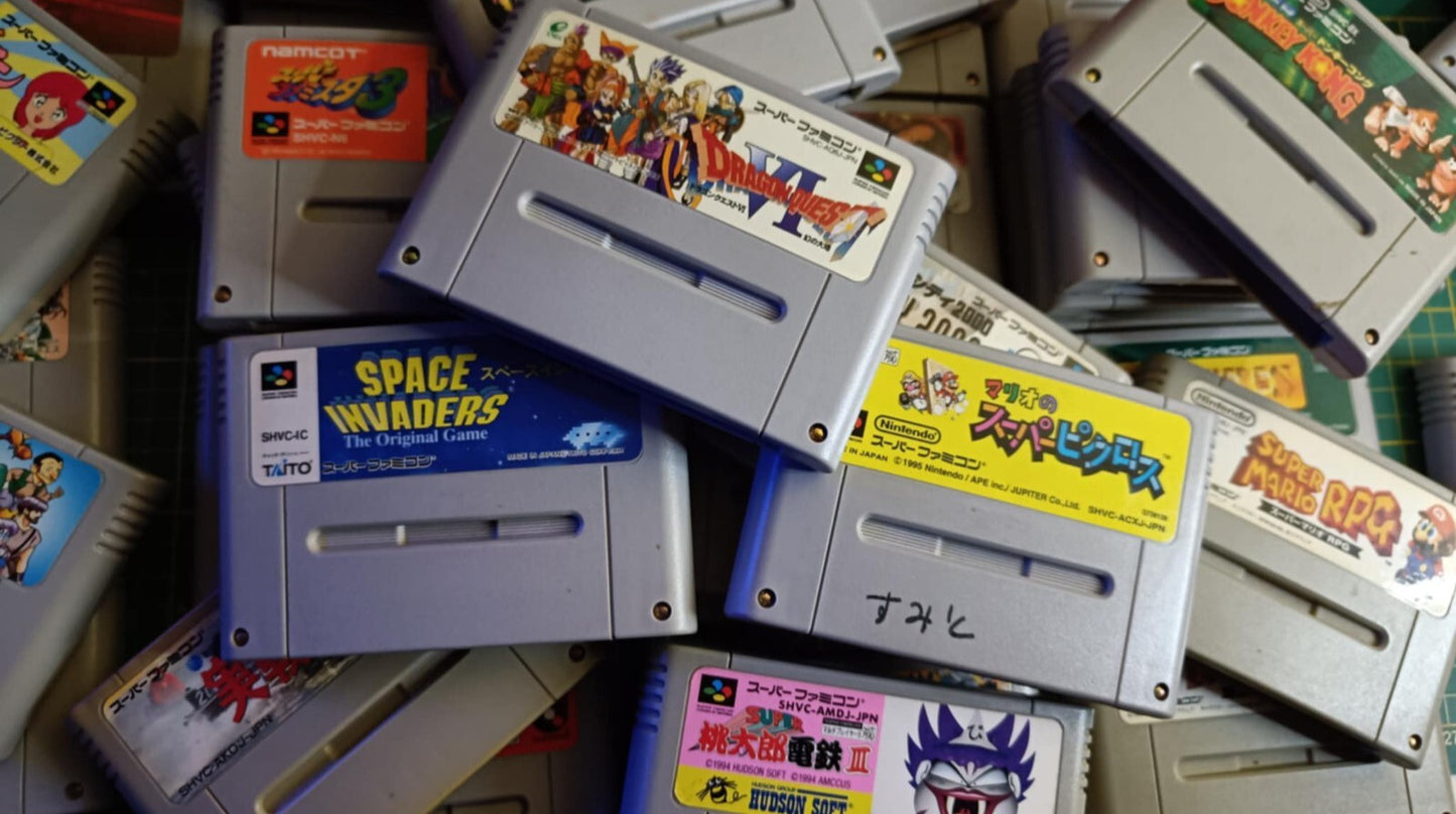 Mystery box rétro -Jeux Super Famicom x3 JAP – Import Japon – Testé OK NTSC-J