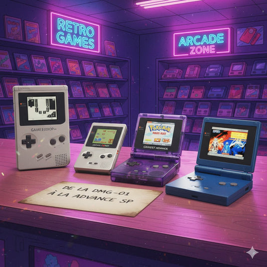 De la Game Boy à la Advance SP : l’évolution maîtrisée d’une icône portable