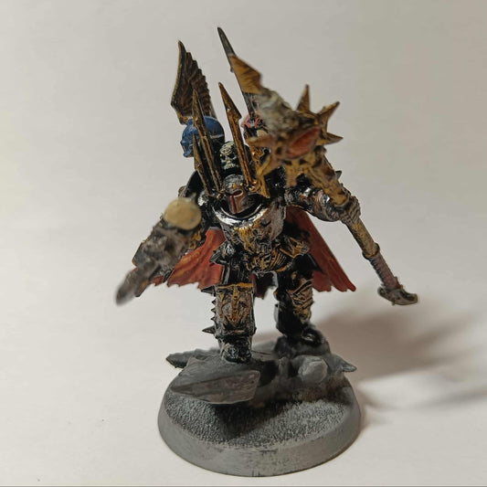 Warhammer 40000 - seigneur terminator du chaos - assemblé/peint