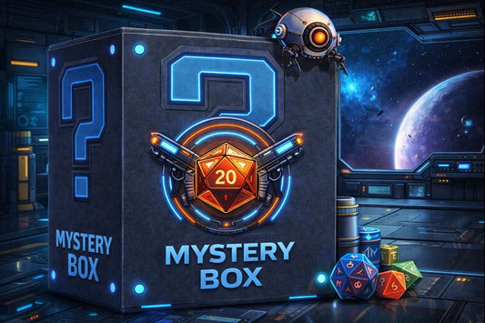 Mystery Box Sci-Fi – Figurines 28 mm & décors – 3 figurines garanties + goodies