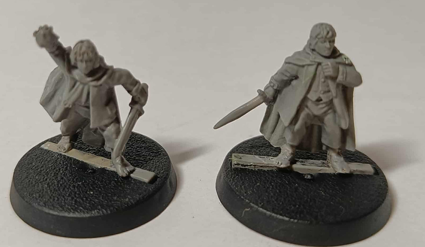 Le Seigneur des Anneaux – Games Workshop – Frodon & Pippin – Plastique- 2005