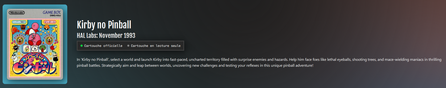 Kirby's pinball land