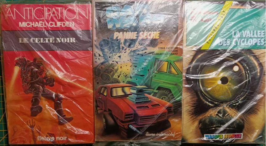 Lot de 3 Livres de Science-Fiction – Années 70/80