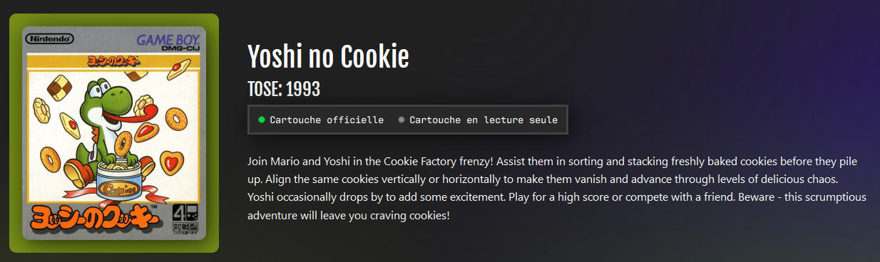 Yoshi No cookie